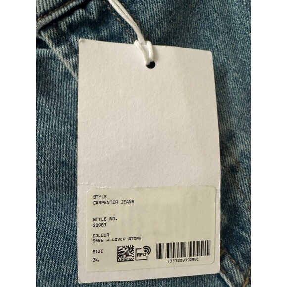 Filippa K Carpenter Street Jeans EU 34 Scandinavian Denim, 30 Waist MSRP $380 - Picture 4 of 4